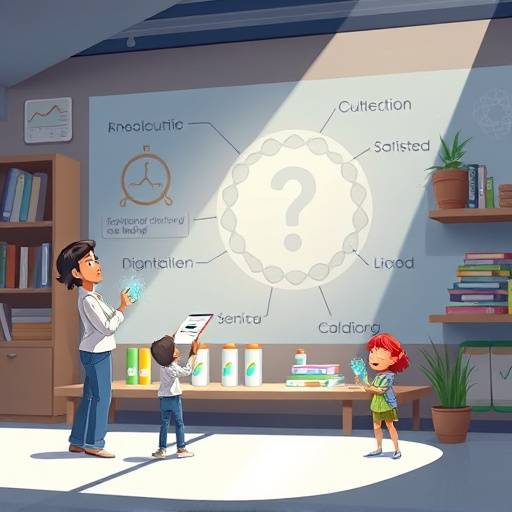 Extrait d'une animation graphique expliquant un concept scientifique.